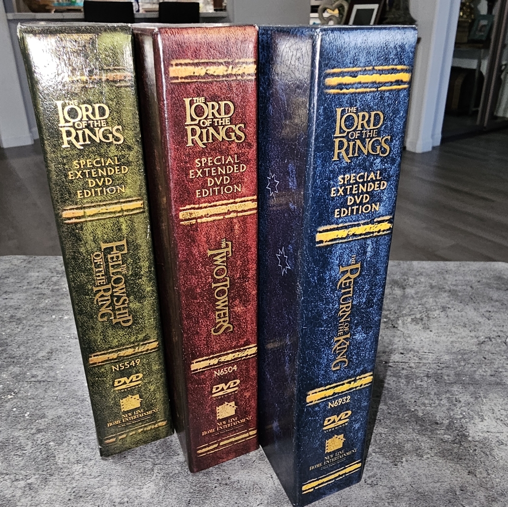 Lord Of The Rings Platinum Series Special Extended DVD EDITION TRILOGY